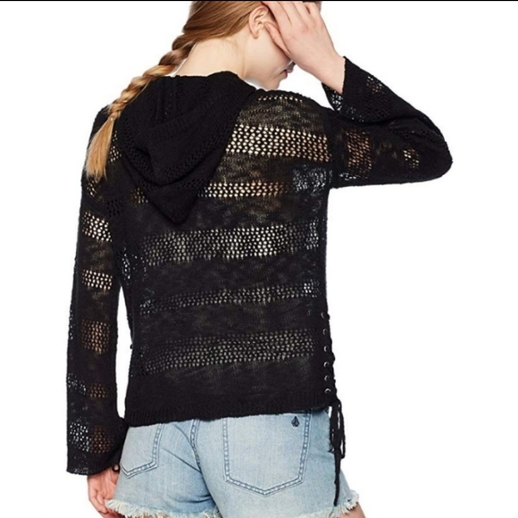 Billabong side lace up hoodie beach wear - Picture 2 of 6